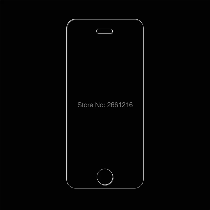 Закаленное стекло 9H 2.5D Премиум Защитная пленка для экрана Apple iPhone 5 5S 5C SE 4 0