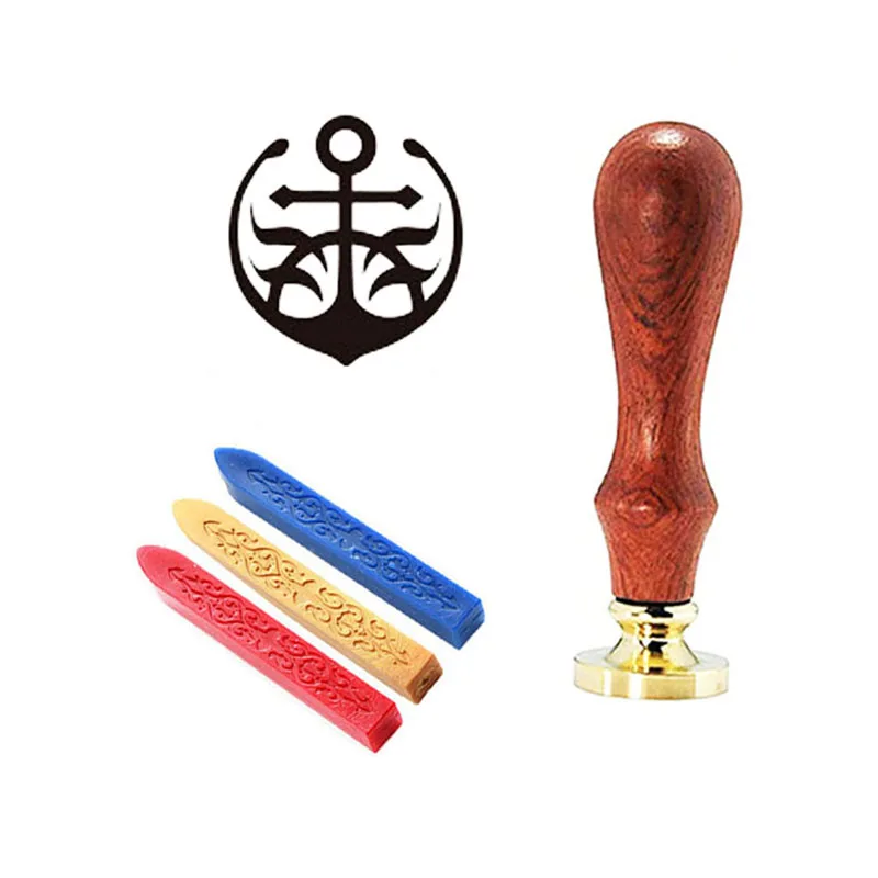 Набор свадебных приглашений винтажный штамп с печатью ложка подарочная