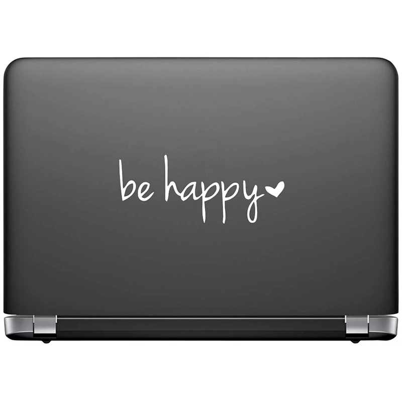 15*6.3cm Funny Be Happy Car Sticker Decal Cars Trucks Vans SUVs Windows Walls Laptops White Rear windshield | Автомобили и
