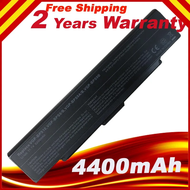 Аккумулятор для ноутбука Sony VGN NGNR AR V CR VGP BPS9A B BPS10 BPS9|laptop battery for sony|laptop batterybattery laptop |
