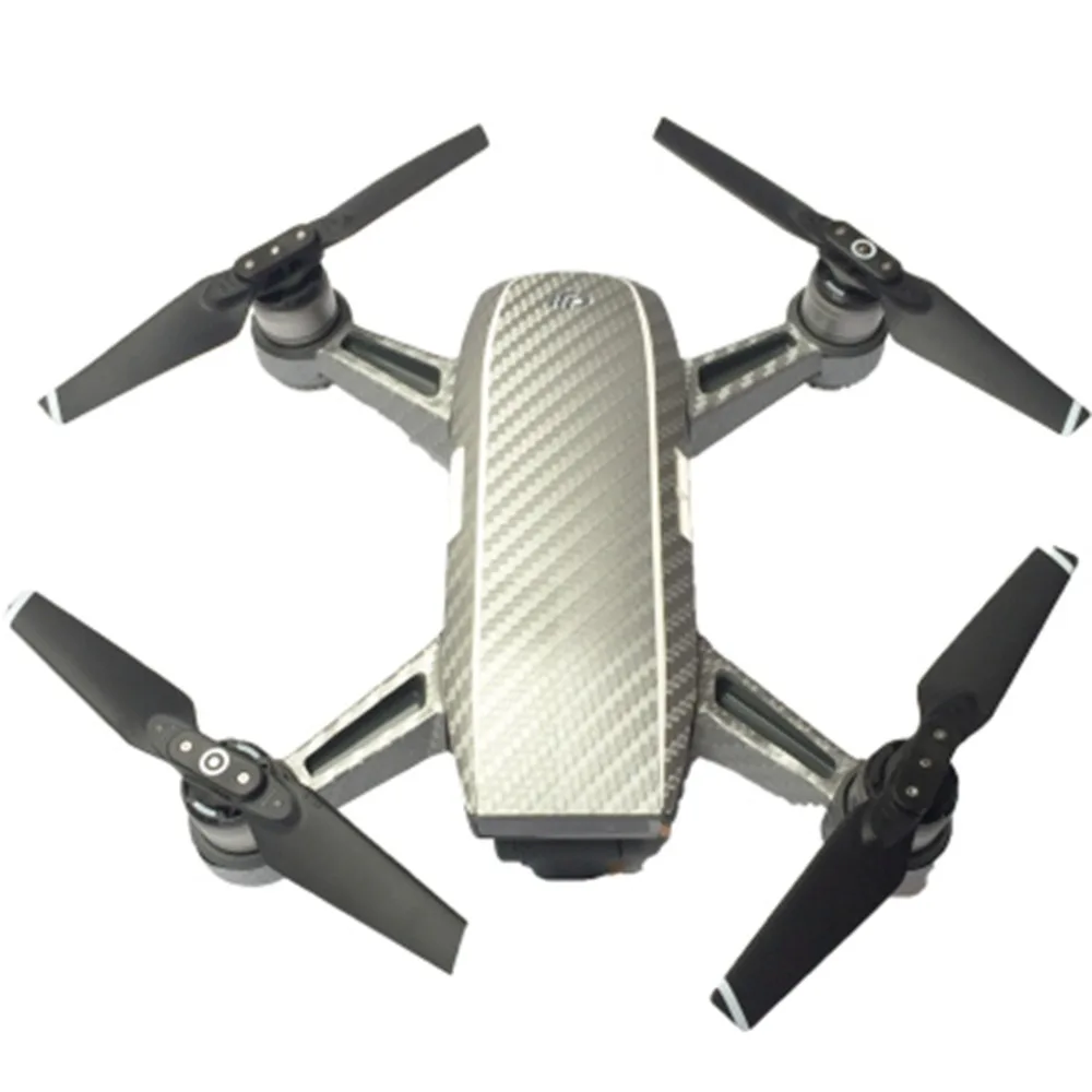 Waterproof PVC Protective Carbon Fiber for DJI Spark Camera Drone Decals Spare Parts Accessories Skin Cover Stickers | Электроника