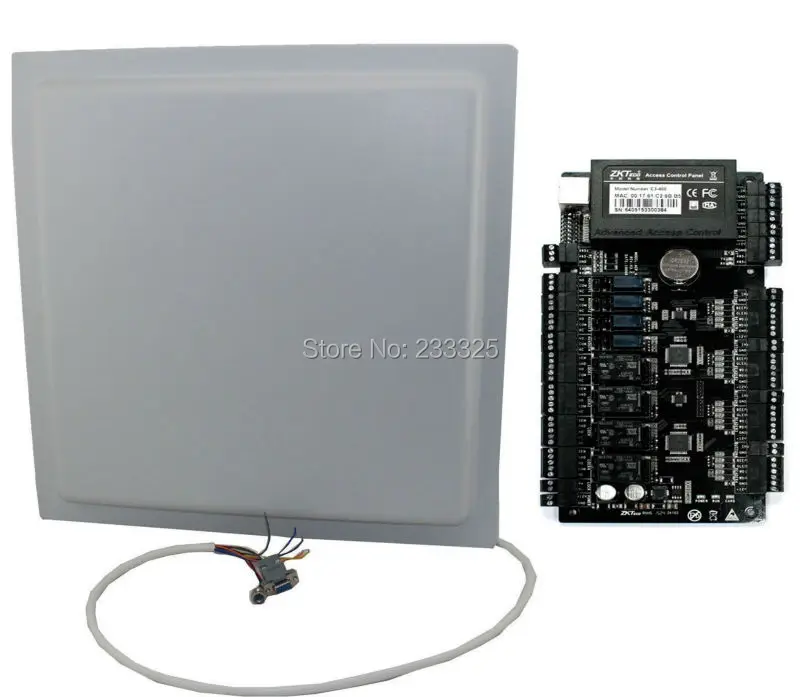 15 м RFID UHF reader WG26 WG34 RS232 RS485 EPC GEN2 902 ~ 928MH 12dBi антенна с дверным контроллером доступа