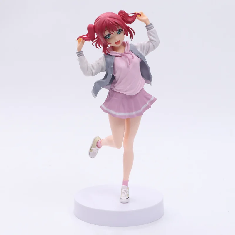 style C no box 24 см аниме Love Live EXQ SUNSHINE Girls School Idol Project Kunikida Hanamaru Ruby Kurosawa ПВХ фигурка Коллекционная модель игрушки - Цвет: style C no box