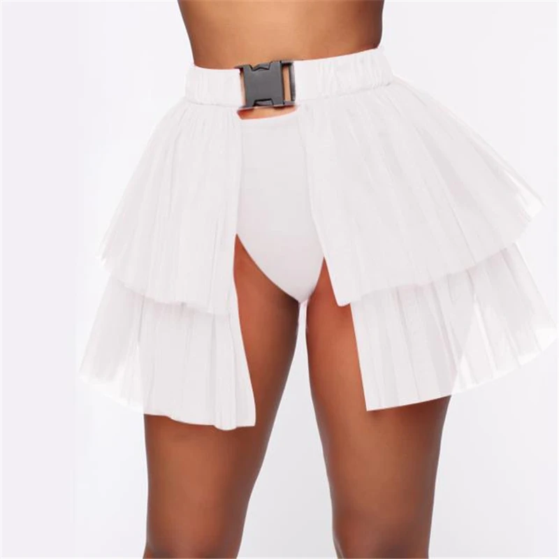 

Women's Tutu Skirt Summer Mesh Tulle High Waist Tutu Bustle Skirts Dancing Skirt Ball Gown Solid Color Streetwear Ladies Skirts