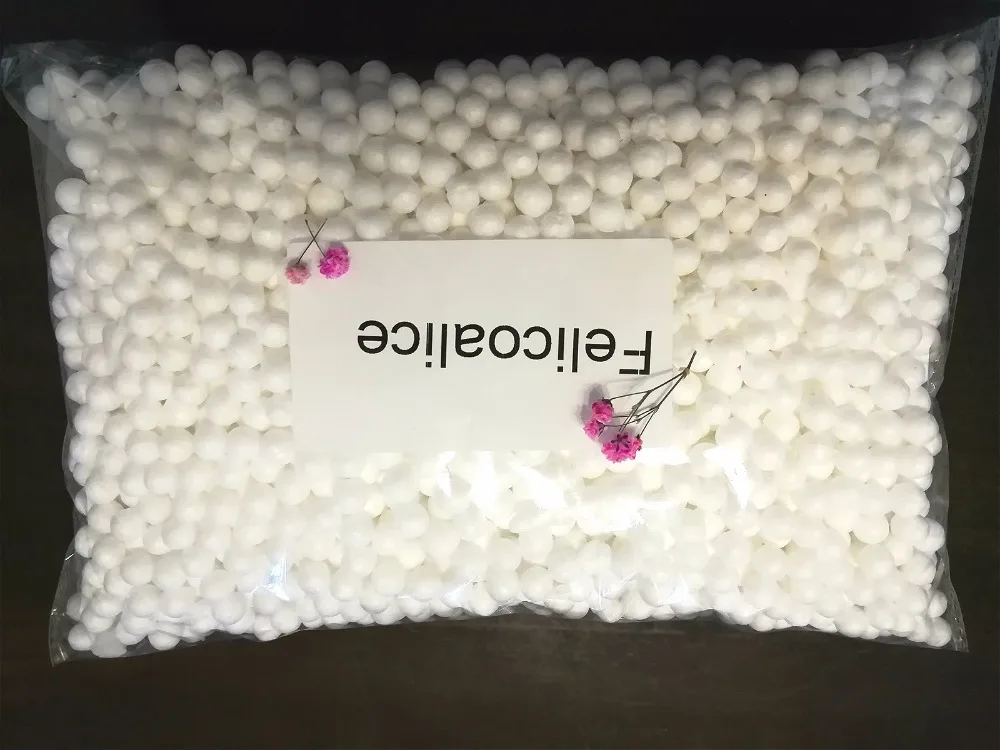 Фото 1/2/4/7/8/9/12/20/30cm Modelling White Polystyrene Styrofoam Foam Balls Craft Balls For DIY Christmas Party Decoration Supplies №5