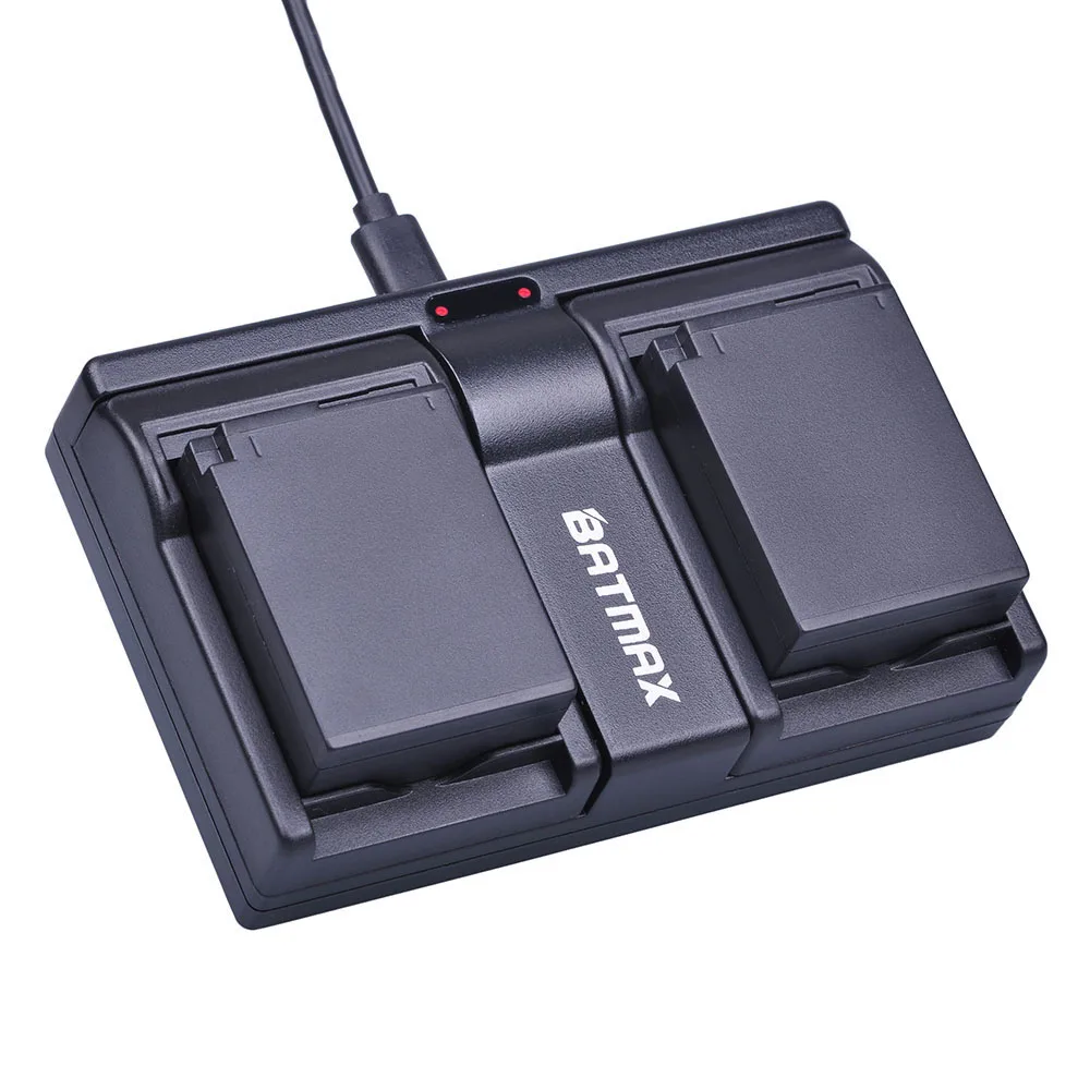 Batmax DMW BLC12 dmw blc12e двойное зарядное устройство USB для Panasonic BLC12E BLC12PP FZ200|Зарядные