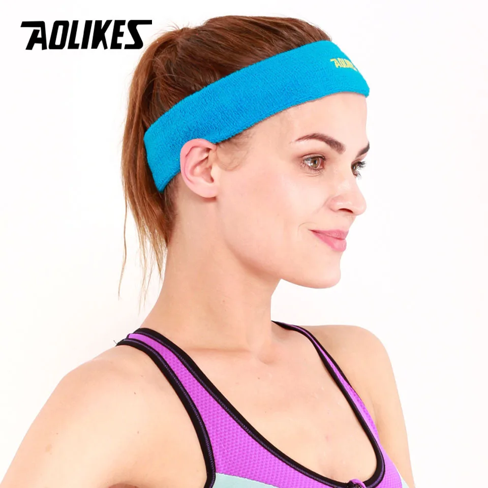 AOLIKES, 1 шт., хлопковая повязка для йоги, для мужчин, спортивная повязка, wo, для мужчин, для йоги, повязки для волос, повязки для головы, спортивные, безопасные