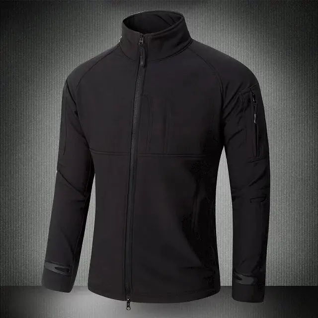 Куртка мужская непромокаемая с флисовой подкладкой и защитой от ветра | Спорт