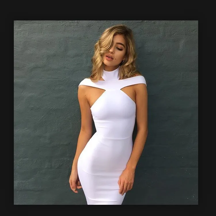 Сексуальное женское платье с открытыми плечами es Slim Fit Vestido De Festa | Женская одежда