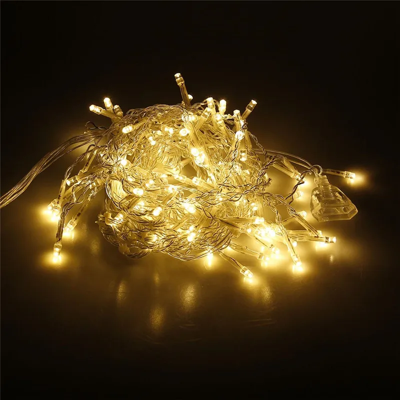 

String lights Christmas outdoor decoration 5m Droop 0.4-0.6m curtain icicle string led EU 220V Garden Xmas Wedding Party
