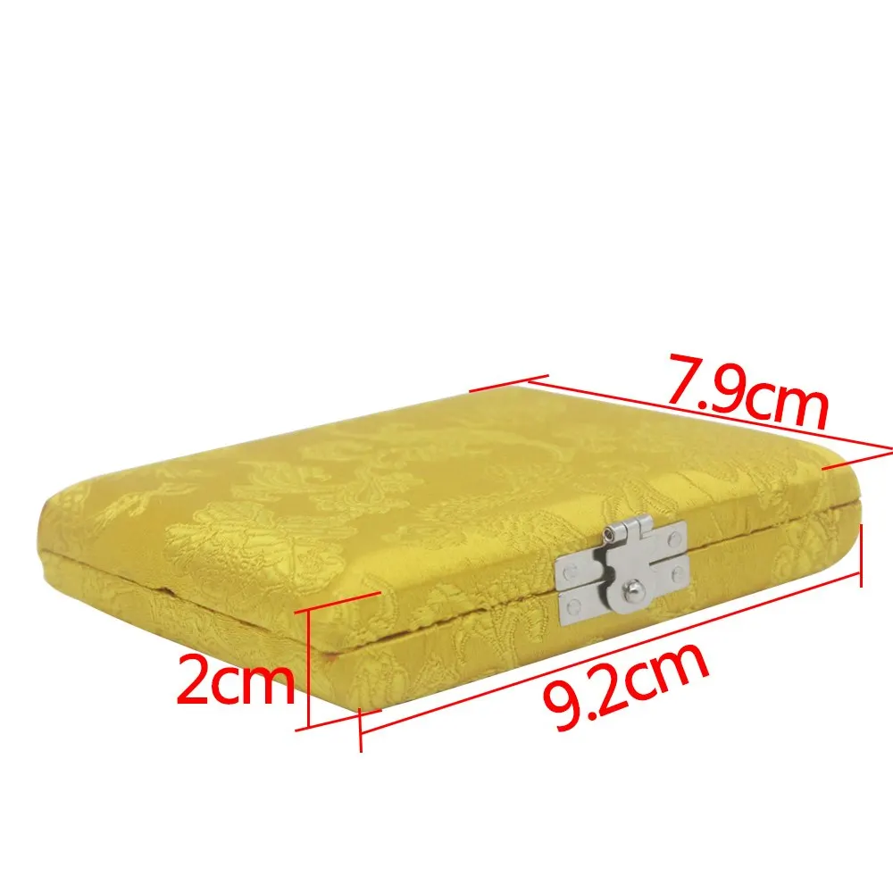 Деревянный Oboe Reed Чехол держатель коробка покрыта красивой тканью для 6 шт