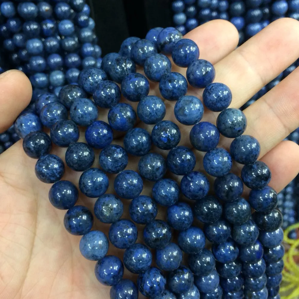 Бусины Из Натурального думортиерита бусины из натурального камня