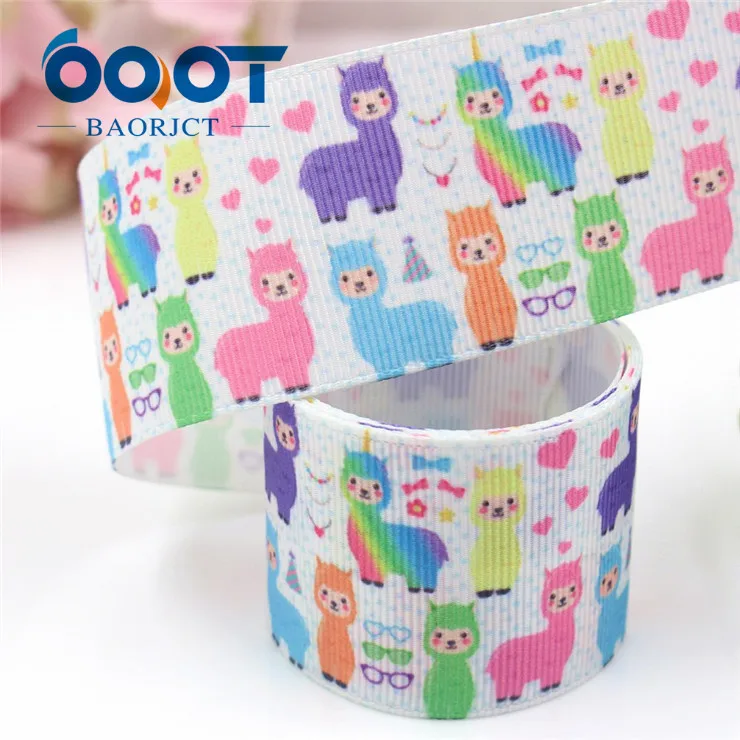 I-19221-422 OOOT BAORJCT I-19221-420, 38 мм, 10 ярдов мультфильм тепловой передачи печатных корсажные ленты, лук крышка DIY аксессуары украшения - Цвет: I-19221-422