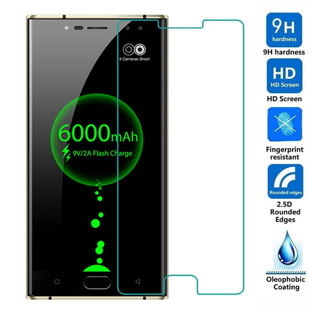 2.5D Закаленное стекло для Oukitel K3 Высококачественная защитная пленка