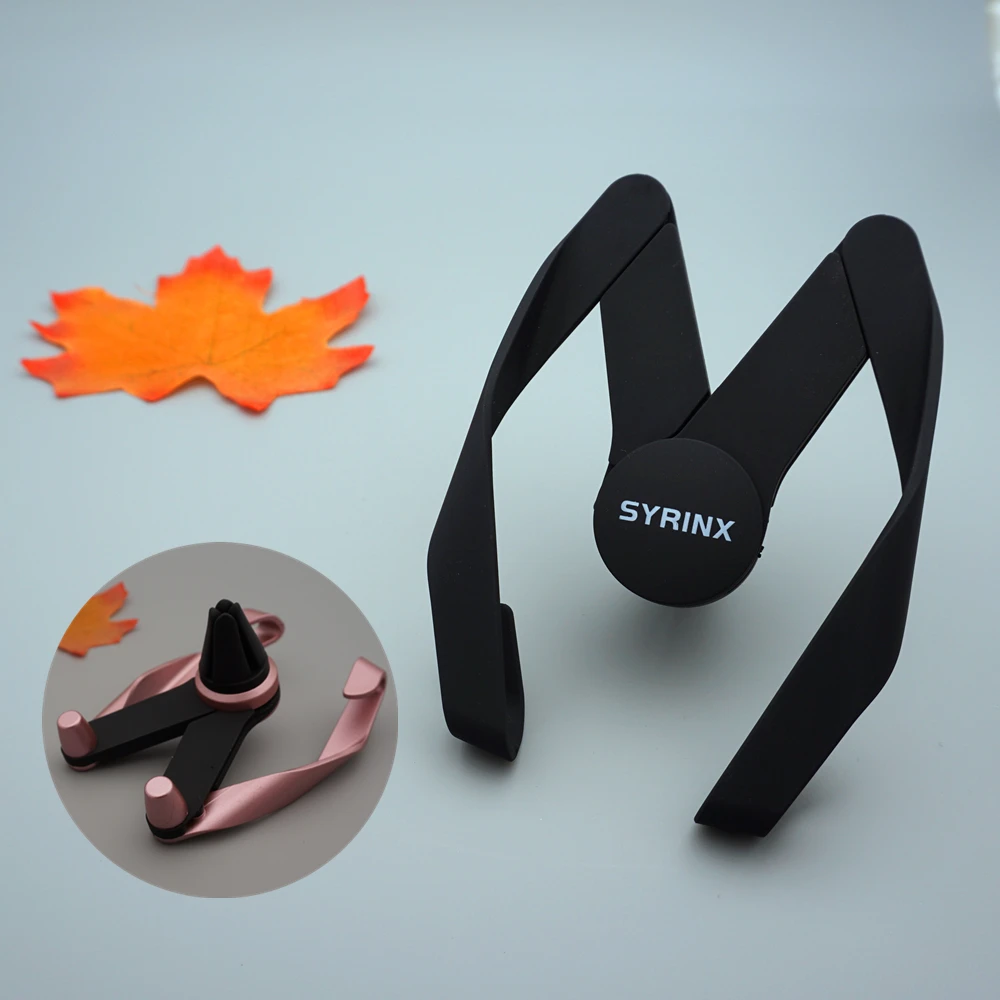 syrinx universal in car phone holder for iphone x 8 samsung note 8 s8 s9 car air vent mount mobile phone holder smartphone stand free global shipping