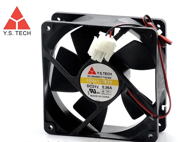 Двойной шар FD241238HB 120*120*38, 24 В, вентилятор преобразователя А, 12 см,