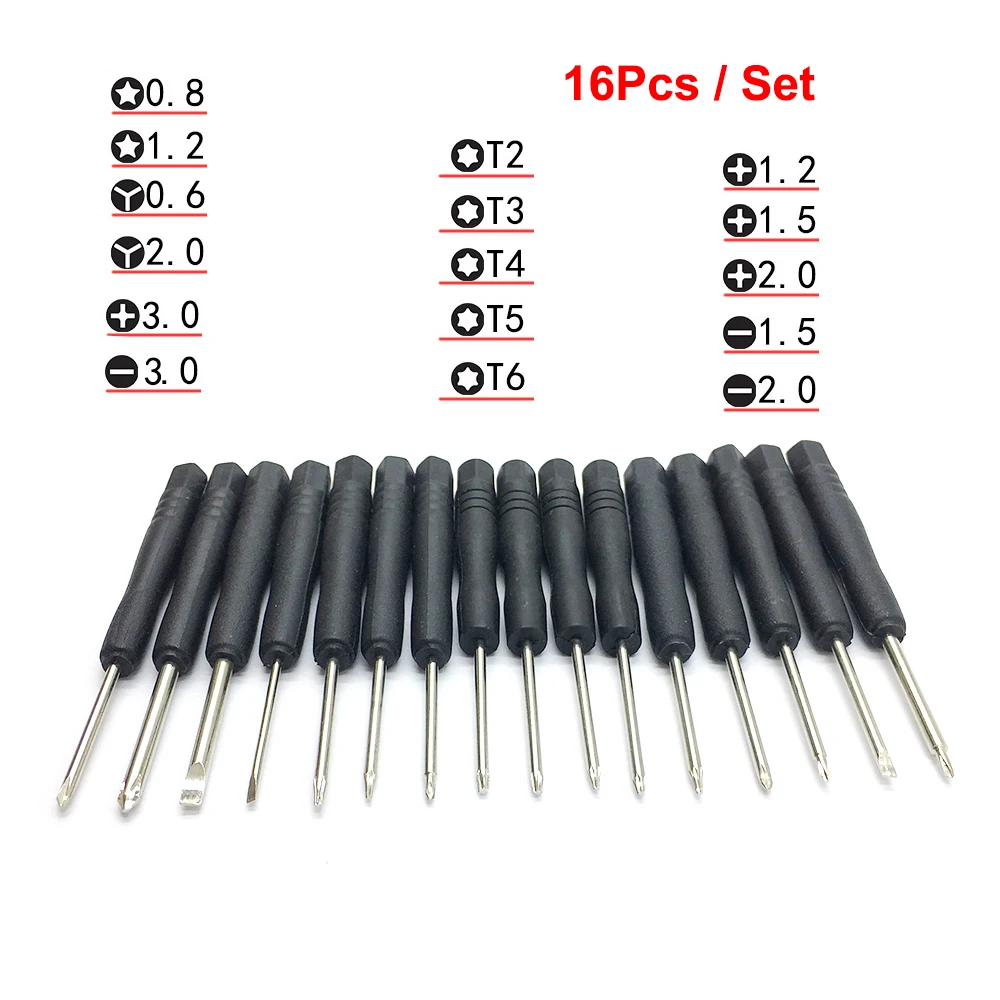 12/16 в 1 Мини Многофункциональный магнитный прецизионный Набор отверток для Apple
