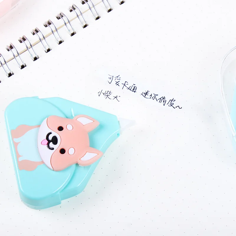 Милый мультфильм Kawaii Шиба ину собака коррекция лента для детей школьные