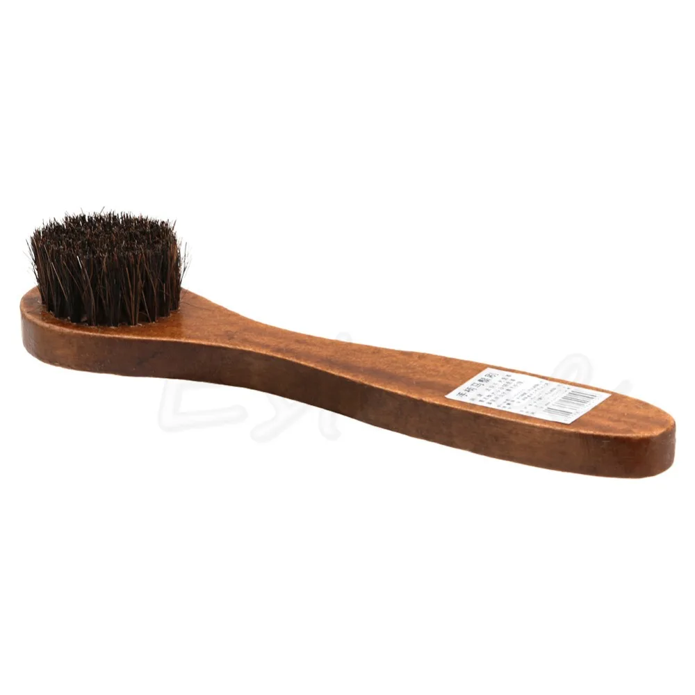 Щетка для обуви с длинной деревянной ручкой и щетиной|boot polish|horse hair brush shoebrush shoes |