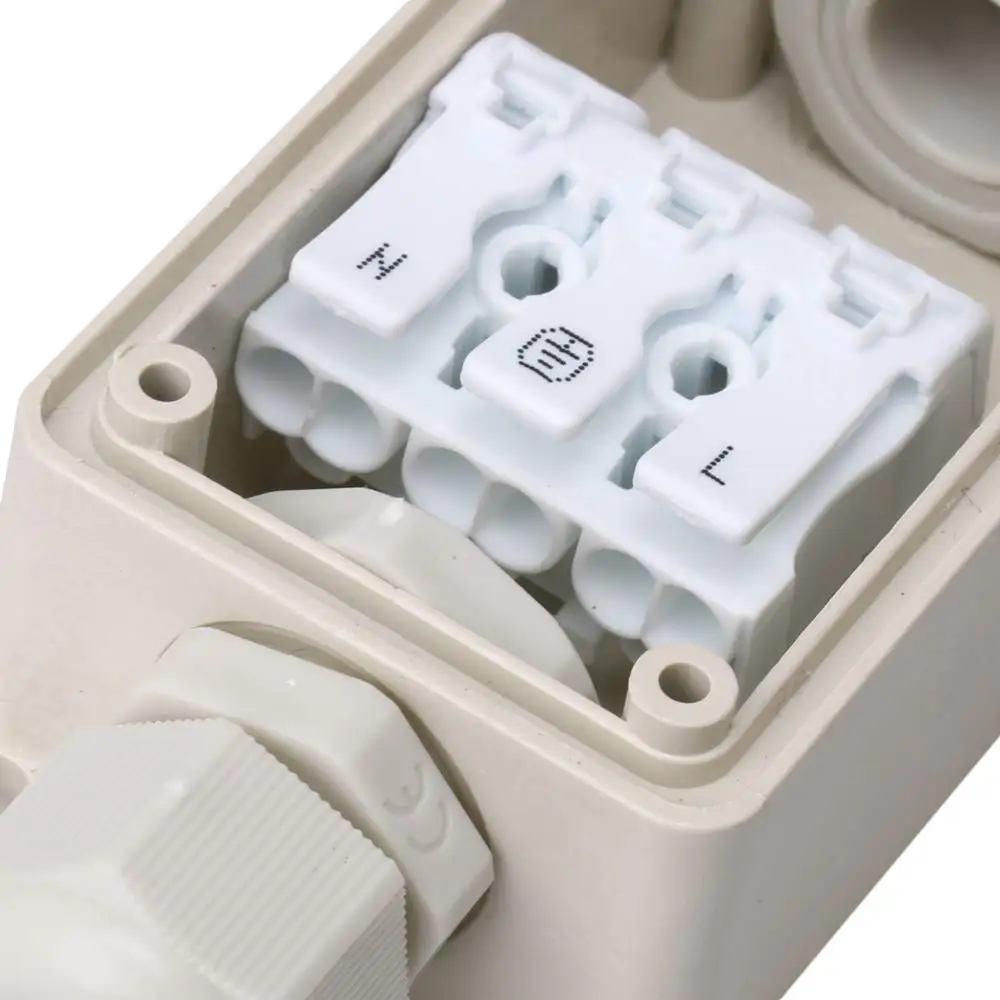 IP65 Waterproof Cable Power Project Plastic Terminal Case Junction Box 3Ways P02-3 117 x 42 29mm | Обустройство дома