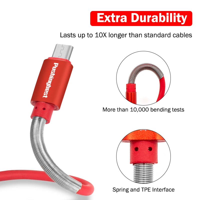 USB кабель выдвижной пружинный usb type-C кабель для samsung S9 Xiaomi huawei p10 mate20 кабель для быстрой зарядки кабель для передачи данных
