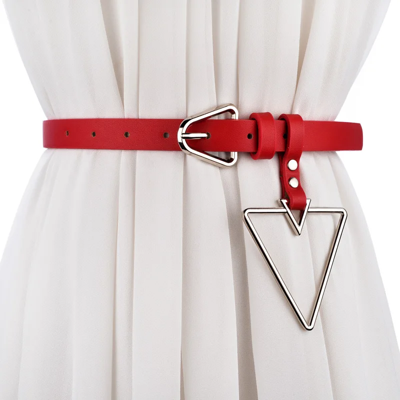Ladies Fashion Lapel Girdle Waist Belt Dresser New Trunk Retro Buckle Men's Leather Tank female dress belt#2105391 | Аксессуары для
