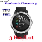 3 шт.лот для Garmin Vivoactive 3 SmartWatch полная крышка пленка из мягкого ТПУ Взрывозащищенная Защита экрана для Garmin Vivoactive3