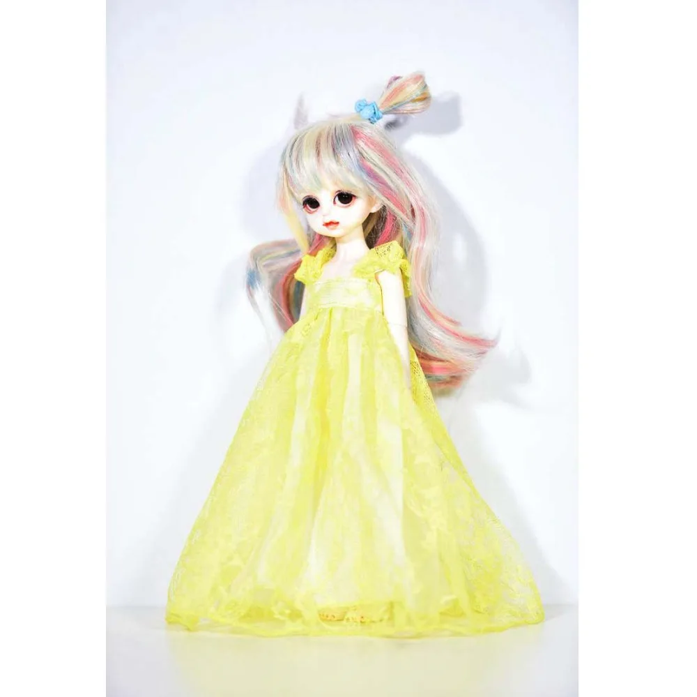 Bjd кукла кружевное платье многоцветный вечернее для 1/6 1/4 sd bjd blyth одежда куклы