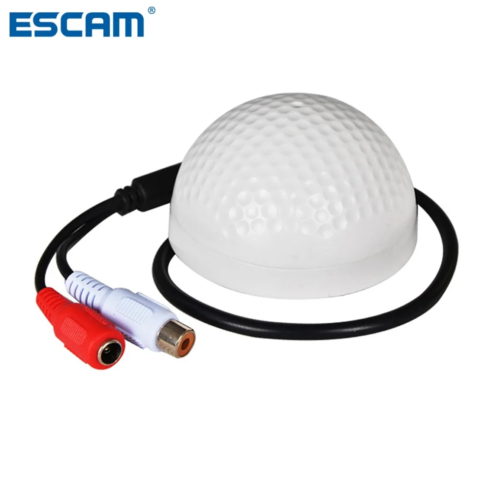 ESCAM CCTV Микрофон Форма гольф Аудио пикапа устройство высокой чувствительности DC12V