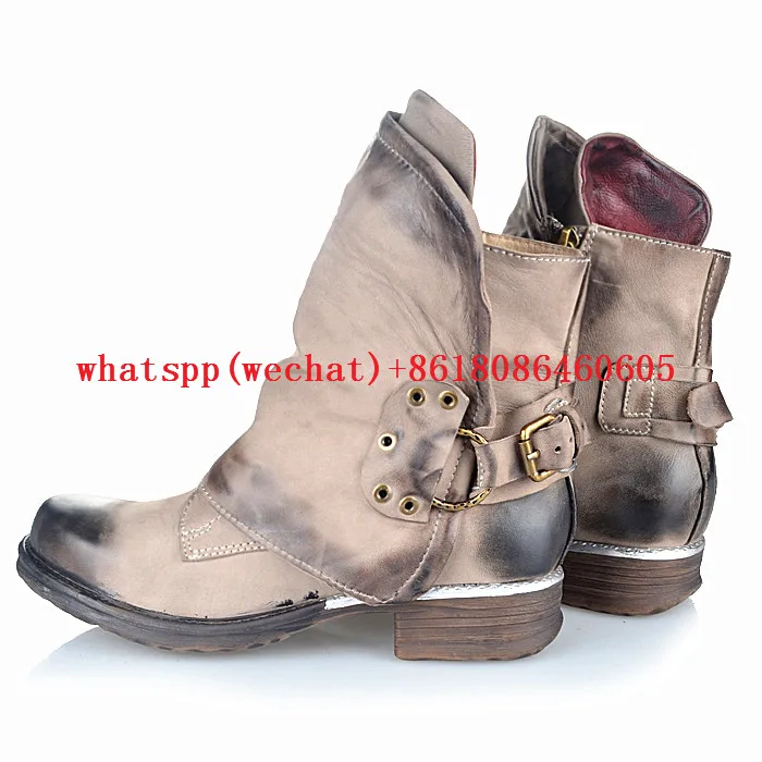 Choudory/Женские зимние кожаные сапоги в западном стиле Sapatos Femininos цвет черный винный
