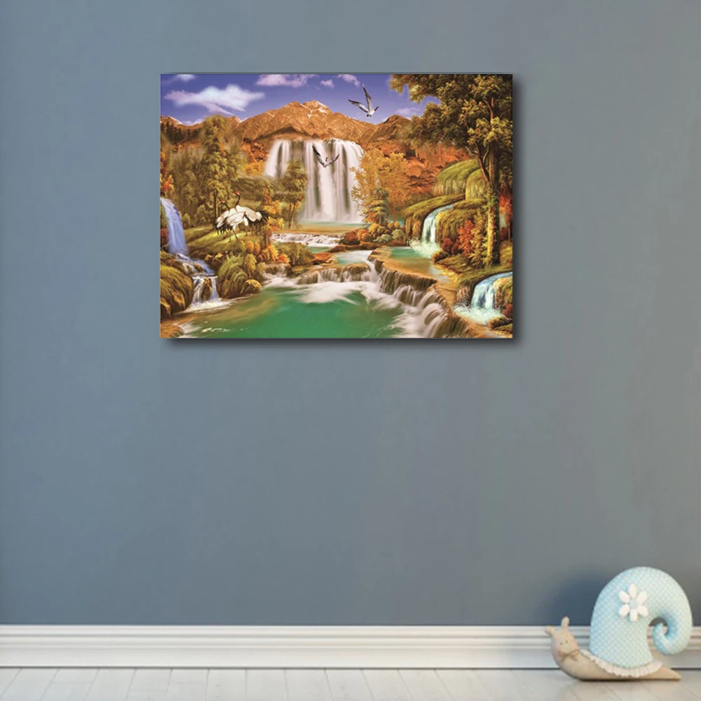 Laeacco холщовая картина с каллиграфией Monet Classic Wall Art наружные плакаты и принты
