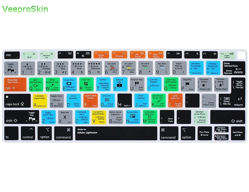 Для Macbook Air 13 &quot2018 выпуск A1932 с дисплеем Retina для Adobe Lightroom ярлыки силиконовая