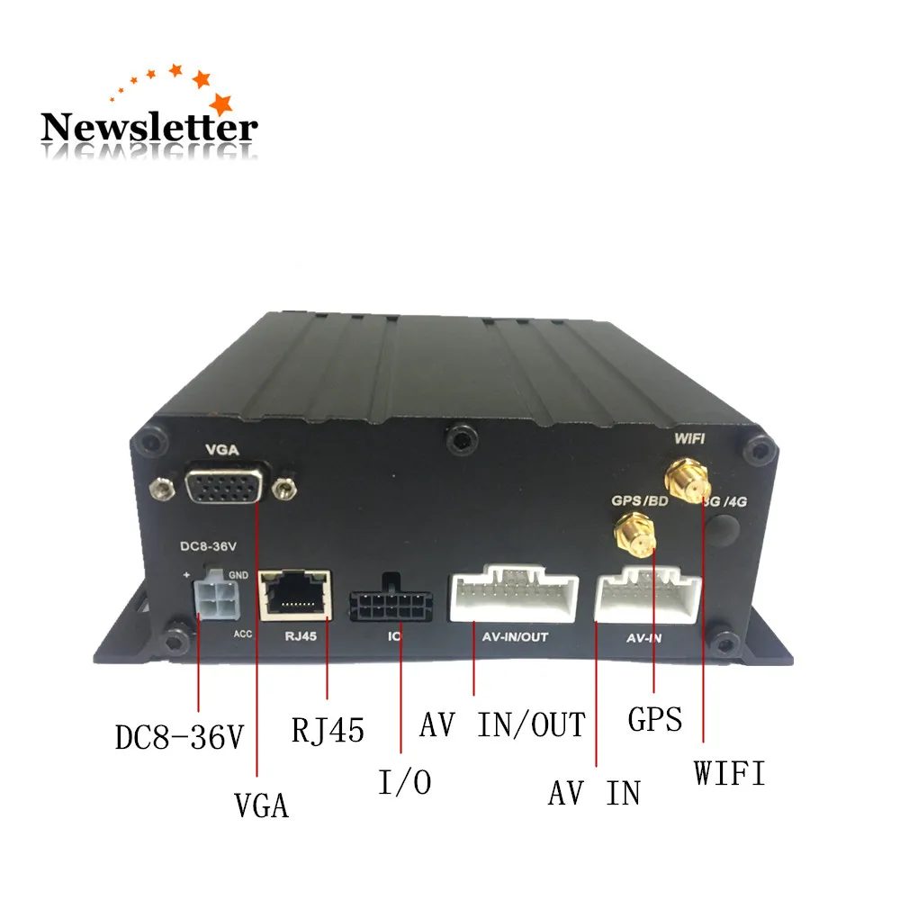 AHD видеорегистратор для автомобиля P 1080 8 каналов Мобильный DVR HDD MDVR с gps wifi |