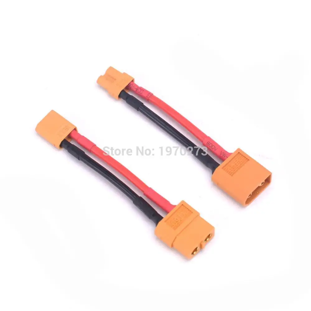 

Штекер XT60 «Мама»/«папа» к штекеру XT30 «папа»/«мама», переходник, кабели 16AWG для зарядки аккумуляторов, запасные части, модели RC