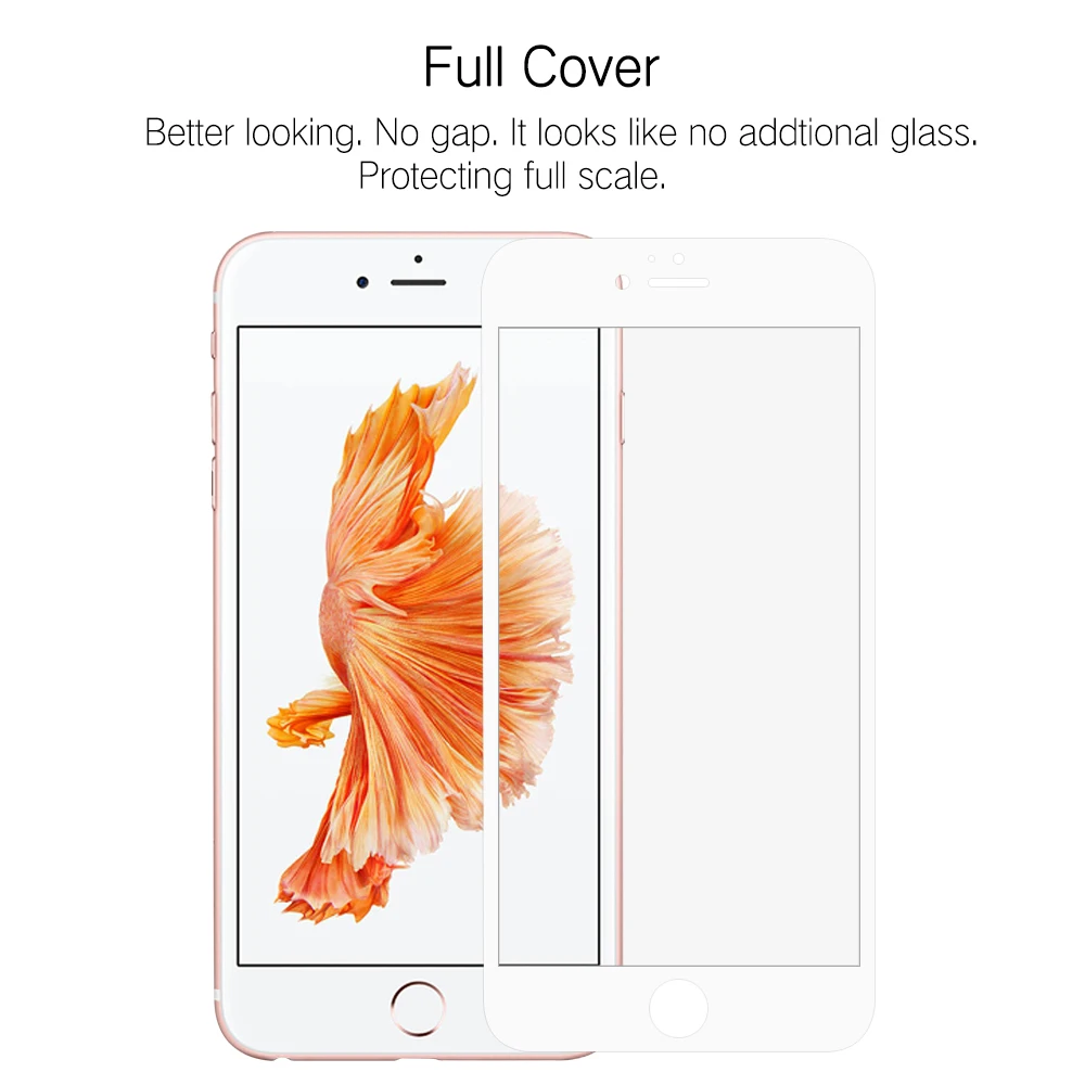 Закаленное стекло на iPhone 7 6 Защитное для 8 Plus защита экрана X XR XS MAX S plus полное