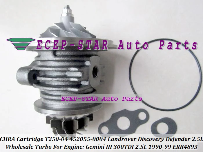 Турбо-картридж CHRA 452055 452055-5004S ERR4893 для Land-Rover Discovery Range Rover Gemini 3 300TDI 2 5 л бесплатная
