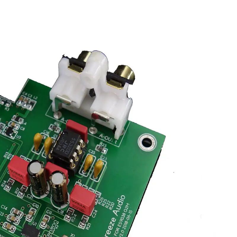 Es9038Q2M I2S Dsd волокно коаксиальный вход декодер плата Dac аудио готовая плата|Модули