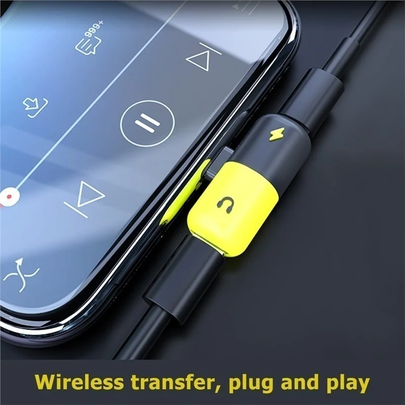 Мини адаптер конвертер iPhone аксессуары для обновления аудио сплиттер 2 в 1 7/7 Plus/8/X/8