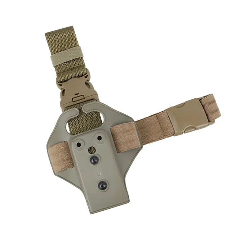 

TMC-2673 BK CB Single Strap Tactical Pistol Holster Panel Safariland Drop Leg Thigh Holster Bag Pouch