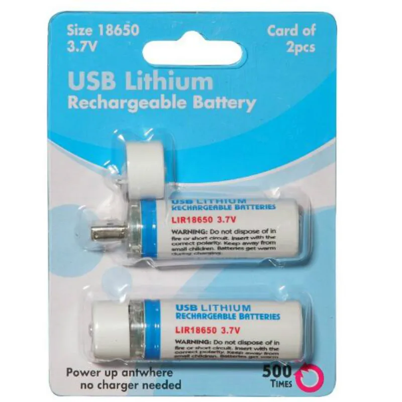 1 шт. Новинка 18650 3 7 В AA емкость 1200/1400 мАч USB литиевая аккумуляторная батарея для