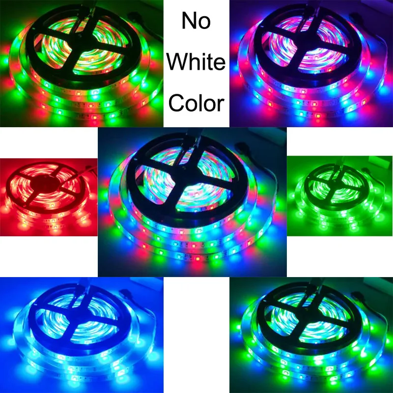 SMD 2835 RGB Светодиодные ленты свет Тира лампы Neon 300LED Декор Гибкая Клейкие