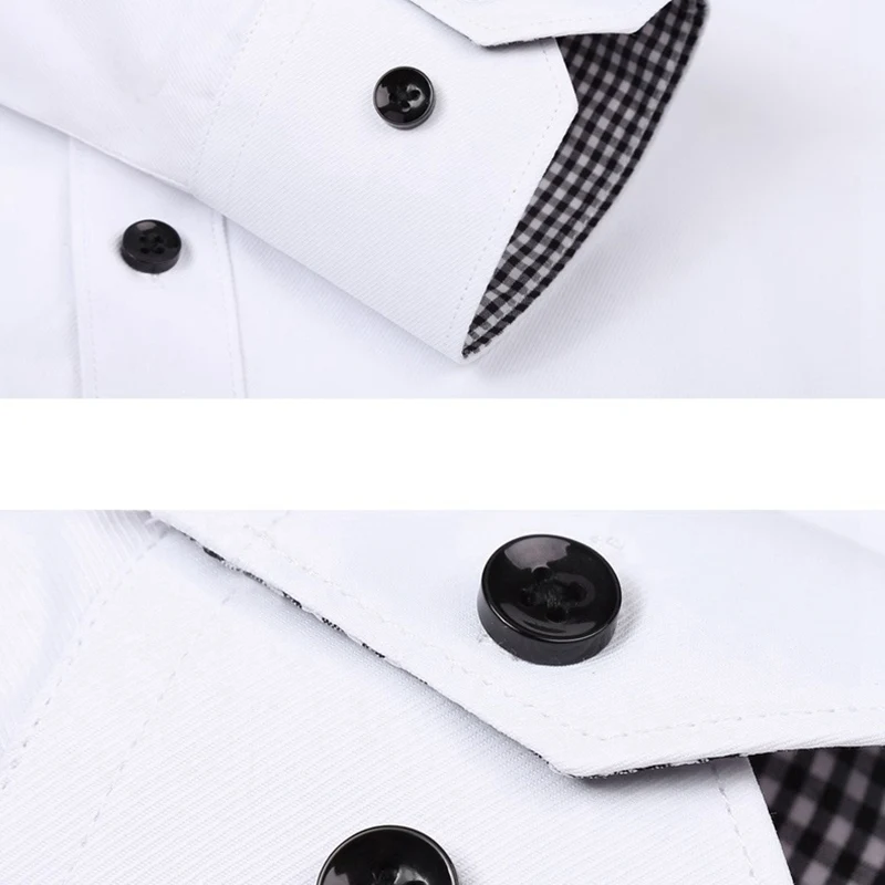 

autumn men shirt 8XL Long sleeve cotton larger size big sale 10XL Dress shirts 12XL 14XL office formal business blouse 50 52 48