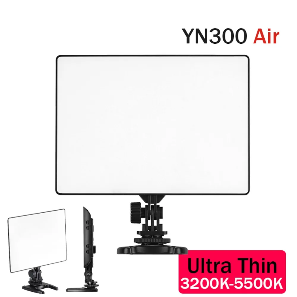 Yongnuo YN300 Air LED Видео свет 5500K Цветовая температура фотостудия освещение для Canon Nikon
