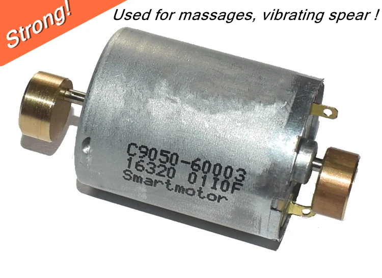 Сильный! 2 шт. 370 двухвальный вибрирующий двигатель массаж микро-двигатель