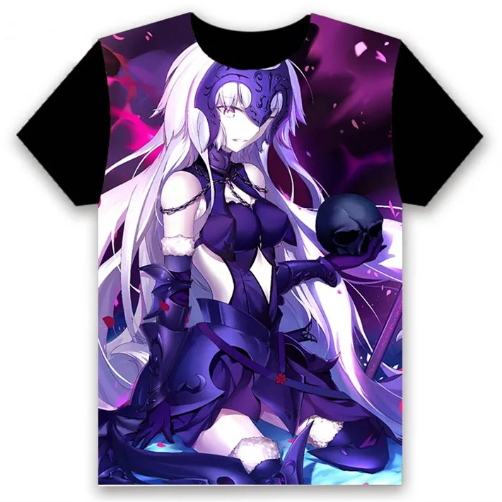 23 Футболка аниме-игра Fate Grand Order saber Jeanne d'Arc(Alter) косплей короткий рукав для женщин и мужчин черная футболка повседневные летние топы - Цвет: 23