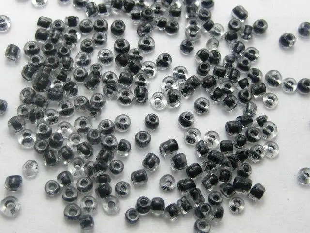 5000 стеклянные бусины 2 мм цвет внутри черный + коробка для хранения|bead supplies|box redbeaded