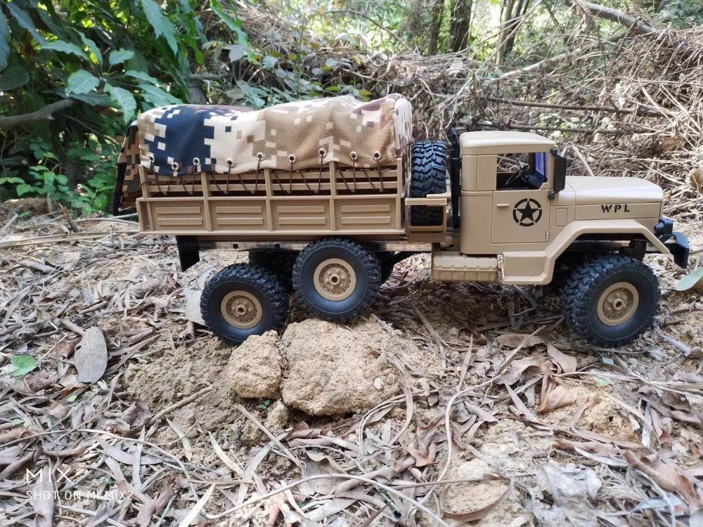 WPL B16K 1/16 пульт дистанционного управления военный грузовик 6-колеса внедорожный пульт дистанционного управления восхождение автомобиля дистанционного управления автомобилем преобразования acc