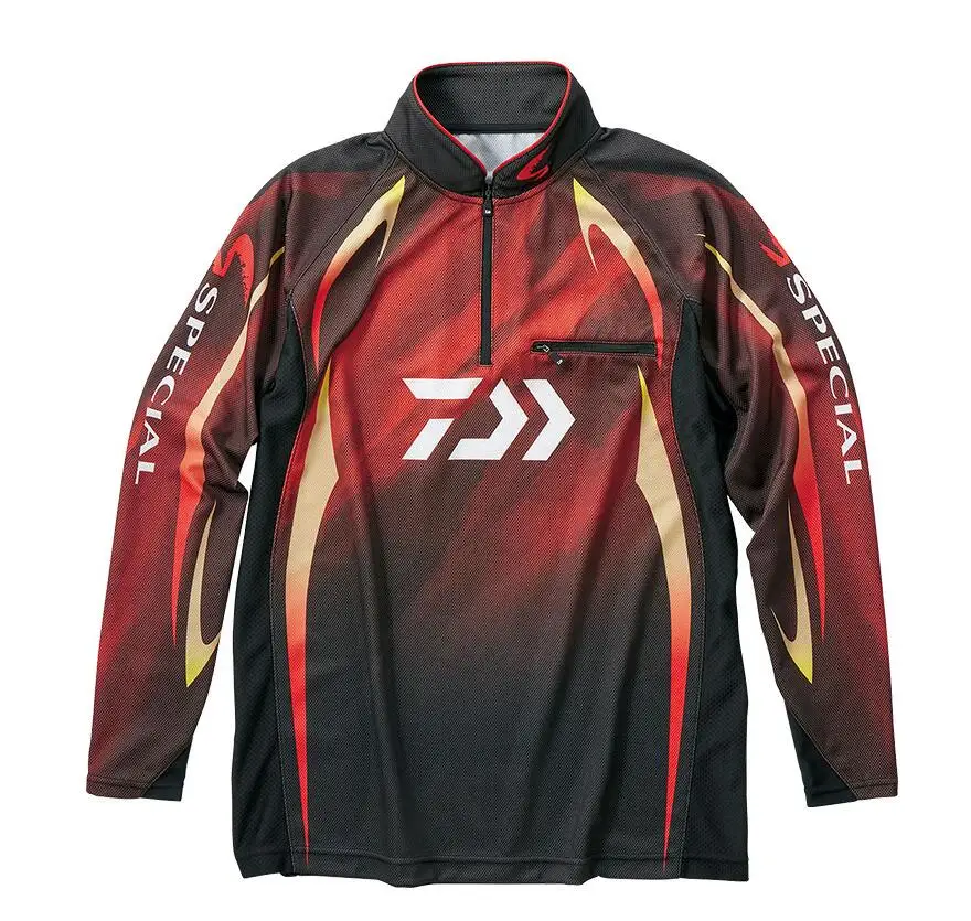 DAIWA новинка 2019 одежда для рыбалки с длинными рукавами Джерси анти УФ дышащая