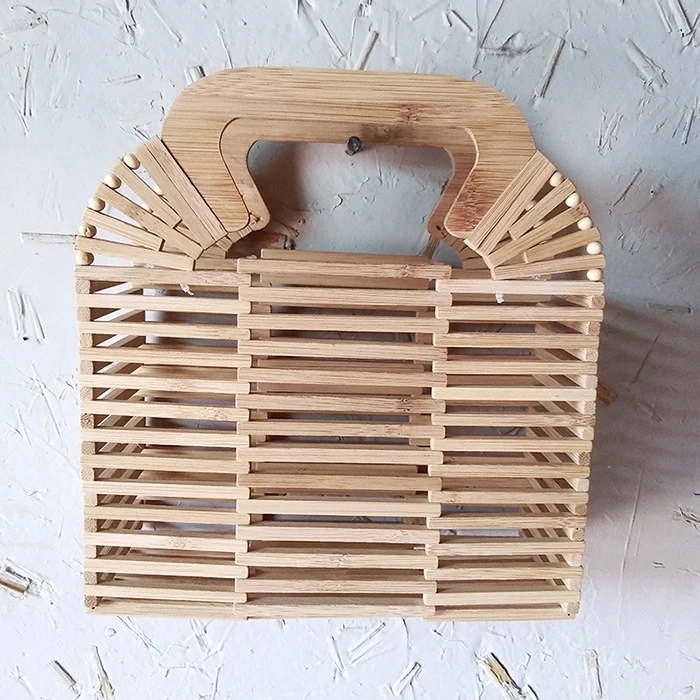 Женская сумка бамбуковая Сумка Выдалбливают ручной работы сумки модные