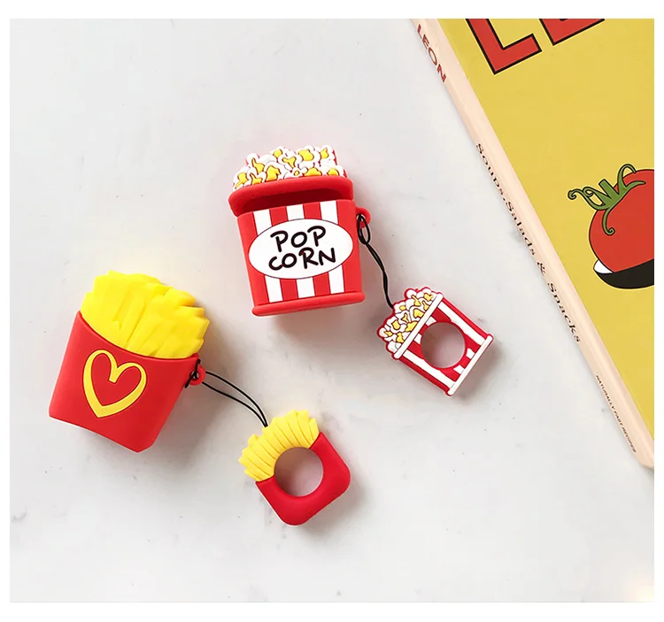 Свежий McDonald Carto ТПУ 3D милый силиконовый Bluetooth беспроводной чехол для наушников